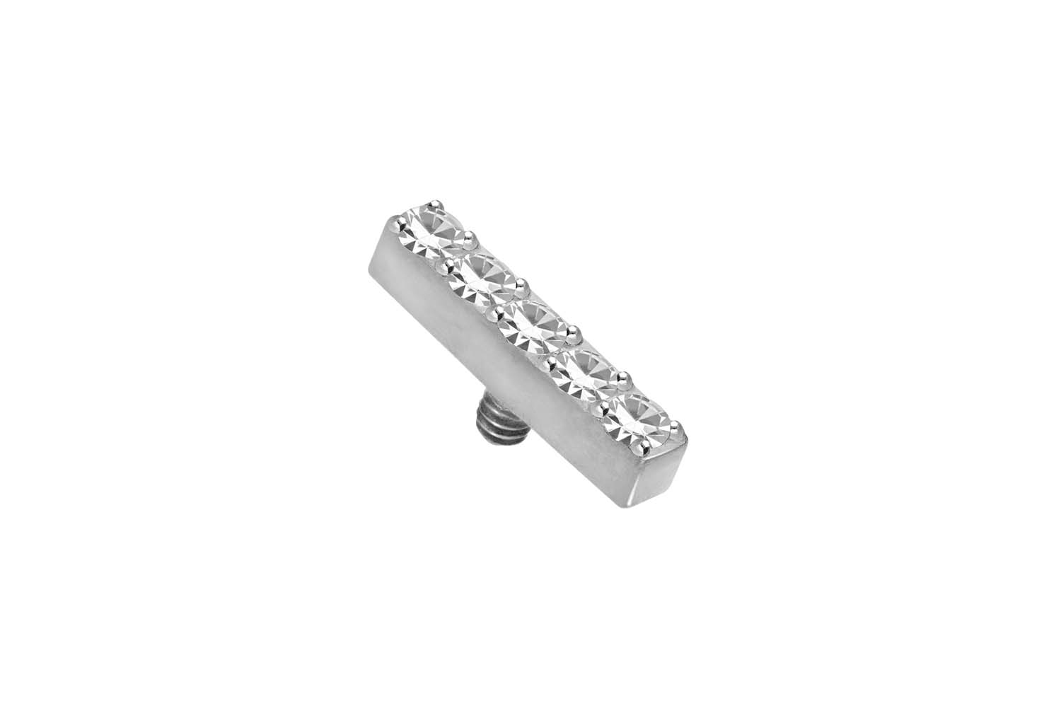 Titan Dermal Anchor Aufsatz KRISTALLBALKEN